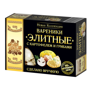 От Ильиной 9. Вареники ЭЛИТНЫЕ с картофелем и грибами